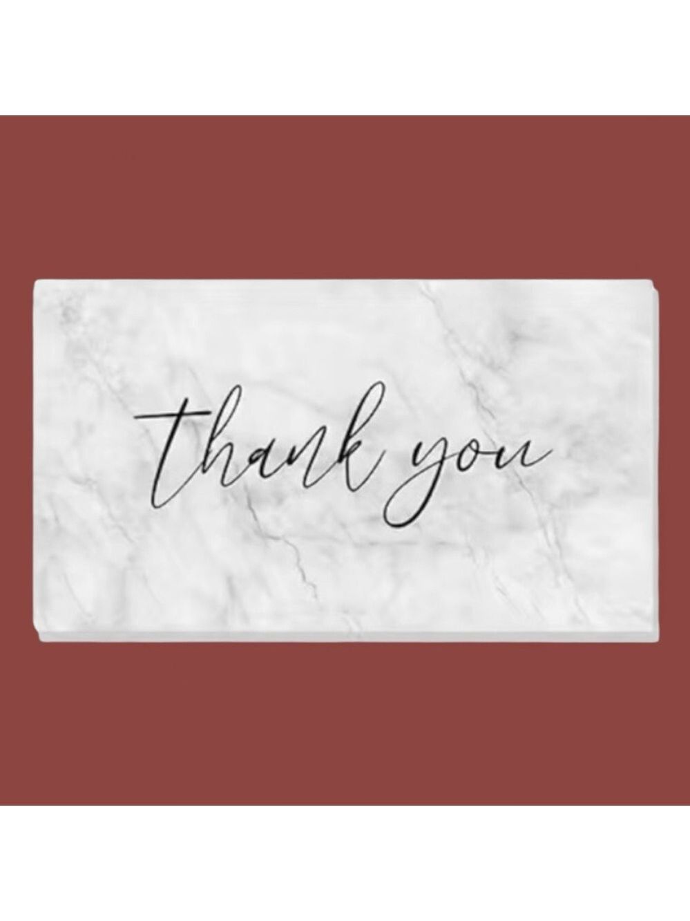 50 Cards Thank You For Supporting My Small Business Cards 3.5” X 2”
